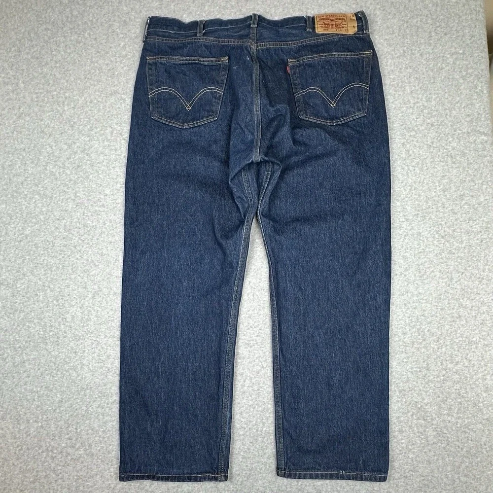 Levis Original 501 Jeans Mens‎ 40x29 Button Fly Blue Denim Straight Leg Y2K 2009
